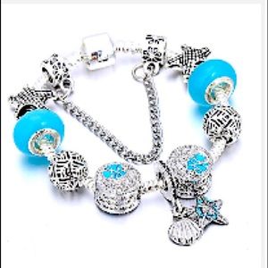 New  925 Silver Charm Bracelet